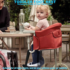 Reposapiés para bebé Compatible con <span class=keywords><strong>Inglesina</strong></span>, silla de mesa rápida, reposapiés ajustable para silla de mesa con Clip, reposapiés para niños pequeños - Product Image 6
