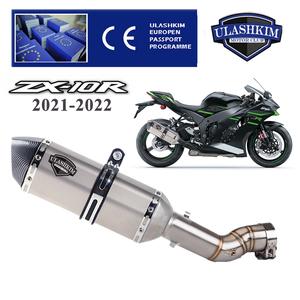 ZX-10R moto silencieux d'échappement sans lacet 2021 2022 <span class=keywords><strong>2023</strong></span> pour Kawasaki <span class=keywords><strong>ZX10R</strong></span> ZX-10r silencieux d'échappement s'échappe - Product Image 2