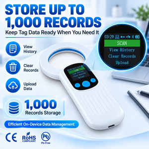 Lecteur de puces RFID de poche haute précision, outil de lecture rapide et de reconnaissance, lecteur de détection de balises en verre <span class=keywords><strong>bio</strong></span> pour la sécurité - Product Image 3