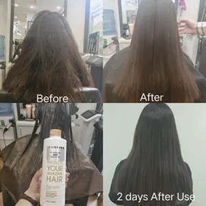 Luxliss Hot Selling ProfessionalSmoothing Straightening Nanoplastia Keratin Hair Treatment For Salon In Curly Hair Straightening