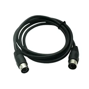 MIDI DIN 5PIN Male To Male Cable MIDI 5 Pin Plug To 5 Pin DIN Audio Extension Din-5pin M/M Cable Cord Adapter 1m/1.5m 3M 5M