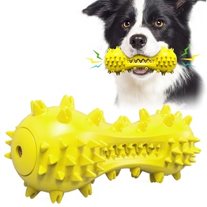 Venta caliente perro dientes limpieza cepillo de dientes masticar juguete mascota perro TPR masticar juguetes activamente masticar cepillo de dientes palo hueso - Product Image 6