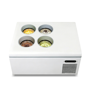 Vitrina refrigerada Kolice de sobremesa con 4 bandejas para gelato Pozzetti, exhibidor de helados, gabinete de refrigeración y congelación. - Product Image 4