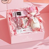 Boîte à cosmétiques personnalisée de luxe, emballage magnétique à double porte, boîte à bijoux avec doublure en papier pour bagues, bracelets et colliers