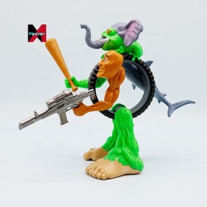 Cross Border New Shan Hai Jing Monster Tire Elefante Figura construible AI Modelo Decoración de escritorio Coleccionable al por mayor - Product Image 4
