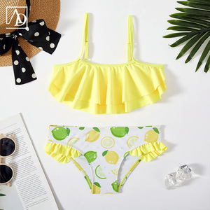 Baby Kids Girl Two Pieces Swimsuit Summer Child Swimwear Bikini <strong>Swim</strong> <strong>Dress</strong> Beach Bathing <strong>Costume</strong> for Water Sports Women AD 10000 - Product Image 2