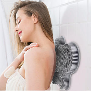 Tapis de massage antidérapant en silicone pour les pieds et le dos, avec ventouses super puissantes, pour une douche relaxante au design moderne - Product Image 2