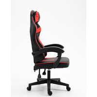 Kursi komputer sandaran pinggang ergonomis, sandaran kepala bermain game, penopang pinggang untuk kursi balap