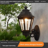 Lampe murale LED extérieure carrée E27, IP65 étanche, blanc chaud, économie d'énergie, angle de faisceau 360°, polycarbonate, garantie 2 ans