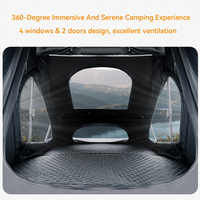 ADA OVERLAND Tienda de Campaña Hidráulica Desplegable 4x4 para Techo, Carcasa Rígida de ABS para Jeep Toyota, Tienda de Campaña para Coche de Camping Todoterreno
