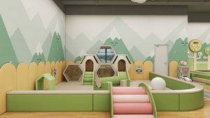 Proveedor de China, Color y tamaño personalizados, tobogán interior para niños, juegos de juegos suaves, muebles para patio escolar - Product Image 2