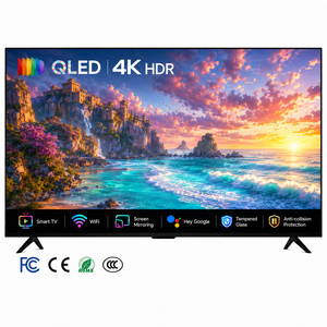 Vente directe d'usine : téléviseur intelligent Android <span class=keywords><strong>QLED</strong></span> 4K grand écran pour restaurants, cafés, hôtels et divertissements commerciaux - Product Image 1