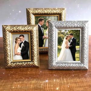 유럽풍 화이트/골드 디자인 PS 폼 몰딩 프레임 웨딩 사진/미술관 장식 - Product Image 6