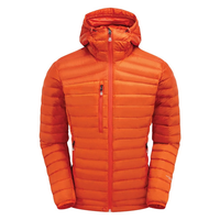 Veste de rembourrage de SERVICE OEM manteau de veste d'hiver de haute qualité hommes légers avec capuche coupe-vent ultra-léger plume à capuche