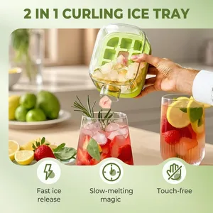 500/800ML Eco-Friendly Zenidoo Portable <b>Silicone</b> Ice Mold Food Grade Release Ice Maker Outdoor Water Bottle Summer Cooling Drink - Product Image 3