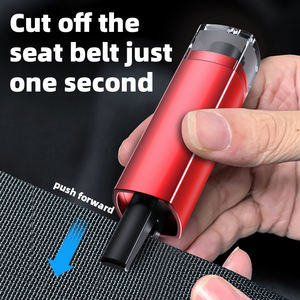 Utensile Portatile in Metallo per Fuga dall'Auto e Soccorso di Emergenza per Autobus 2 in 1, Martello di Sicurezza Rompivetro e Tagliacinture, Strumenti Salvavita - Product Image 6