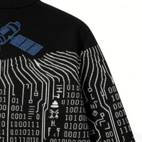 Pull col rond de luxe personnalisé, avec emplacement pour logo, en mélange de viscose de haute qualité, tricot pour homme, personnalisable OEM, collection automne