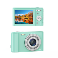 Cámaras Digitales 4k para Vlogging con Zoom 16X, Cámara Digital Portátil Compacta de Apuntar y Disparar