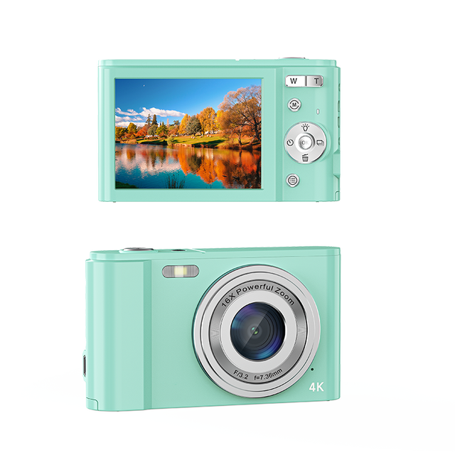Vlogging 4k Digital Cameras Zoom 16X Point and Shoot Portable Digital Camera Compact