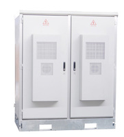 Cabinet extérieur de télécom de W-TEL MSAN IP66 IP65 avec le climatiseur et le redresseur et le système de surveillance d'environnement