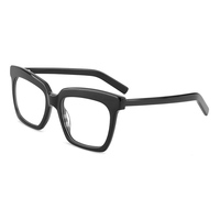 Svoryc chine — lunettes transparentes, surdimensionnées, monture en acétate, montures optiques