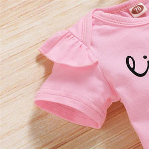 Se Puede Personalizar para Niños de 0 a 2 Años, 100% Algodón, Conjuntos de Ropa para Bebés Recién Nacidos, Ropa para Niñas, Conjuntos de Ropa Tejida, Mameluco para Bebé - Product Image 4