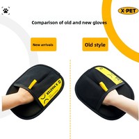 Gants anti-statiques double face pour l'élimination des poils d'animaux - Mitaines de toilettage pour chats et chiens, contrôle efficace de la perte de poils
