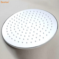 Foxbeee — pomme de douche hydroélectrique à LED, 10 pouces, forme ronde, fabriquée au plafond, avec livraison gratuite