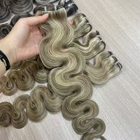 Extensions de cheveux naturels en gros 15A Body Wave, couleur mèches, cuticules brutes alignées, 100% cheveux humains vierges en lot