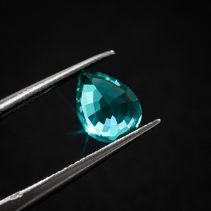 Nuovi Arrivi Redleaf: Pietre Preziose Sintetiche YAG <span class=keywords><strong>Paraiba</strong></span> a Forma di Pera, Colore Blu-Verde, Tormalina <span class=keywords><strong>Paraiba</strong></span> Sfusa - Product Image 6