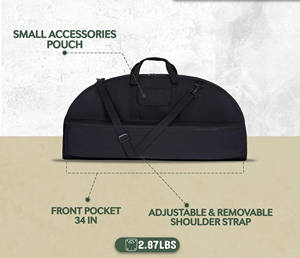 Muestra Gratuita, Bolsa de Arco de Hombro Portátil para Tiro con Arco al Aire Libre de Alta Calidad, Diseño de Tirón Directo de Lona Gruesa para Tiro - Product Image 2