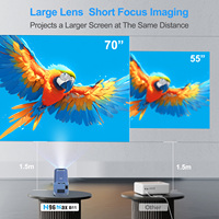 Projecteur de films LED B11 2 Go 16 Go LCD 1080P, projecteur vidéo double WIFI BT5.0 4K Android