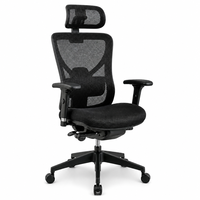 Chaise de bureau ergonomique de luxe haut de gamme en gros, design moderne avec réglage en hauteur, chaise pivotante en maille pour mobilier commercial