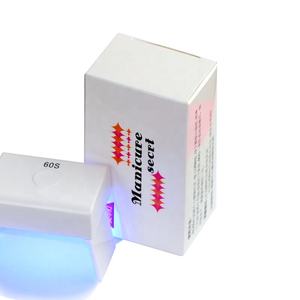 Mini <span class=keywords><strong>Flash</strong></span> Cure Nail LED Lamp Cajas de embalaje Caja de regalo de cartón rígido blanco de lujo con inserto de EVA blanco - Product Image 5