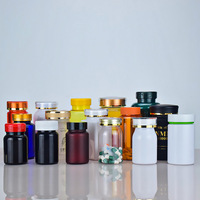 Bouteilles de pilules en plastique 80ml 100ml 120ml 150ml flacon de pilules de capsules pharmaceutiques PET avec joint médical bouteilles de vitamines conteneurs