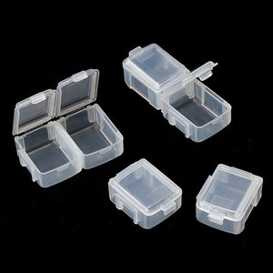 Detachable Half Transparent Nail Decoration <b>Storage</b> <b>Box</b> Diamond Painting Accessories Salon Manicure Organizer Container <b>Tool</b> - Product Image 4