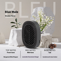 Diffuseur de parfum de voiture ovale creux à clipser pour grille d'aération, rechargeable avec billes parfumées, parfum personnalisé pour intérieur de voiture