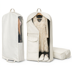 Bolsas de Muselina para Vestidos de Novia, Plegables, de Lujo, con Cierre de Cremallera, Impresión Personalizada, Alta Calidad, Venta Directa de Fábrica al Por Mayor - Product Image 1
