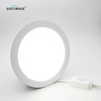 Panneau LED encastré rond ultra-plat 3W 80lm/w, prix de gros moderne, pour éclairage commercial