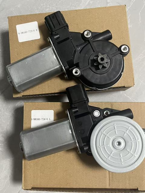 8-98160724-0 8-98160723-0 LHD RHD Auto Parts  Electric Power Window Motor for Isuzu D-MAX 2012-2018 2 PINS /6 PINS Pickup Truck