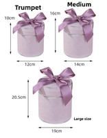 Luxuriöse Geschenkbox-Verpackung Hochzeits-Karton-Geschenkbox Wiederverwendbare Runde Parfüm-Papierverpackung mit Band und Deckel Geschenkbox