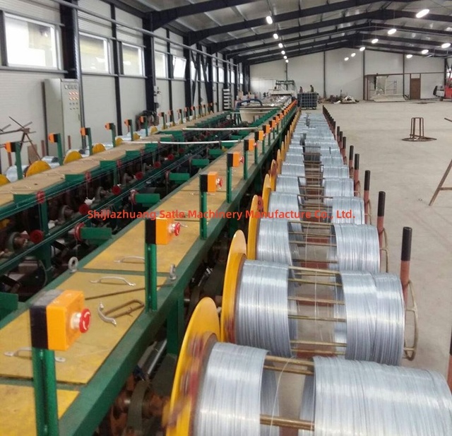 Manufacture of Hot Dip/ Electrical Galvanizing Zinc Line for Steel GI Wire Metal Wire Coating Machine Production Line
