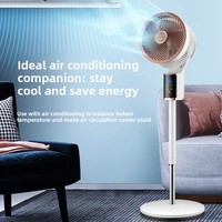 Ventilateur de sol intelligent Voice DC Power Circulator d'air à ions négatifs télécommandé Ventilateur pivotant 3D avec arôme
