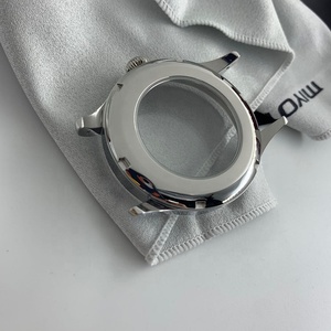 Di alta Precisione Della Macchina CNC In Acciaio Lucido Con Trasparente Piatto Caso Zaffiro Posteriore di Vetro Zucca Corona Parte di <span class=keywords><strong>39</strong></span>-40Watch Caso - Product Image 2