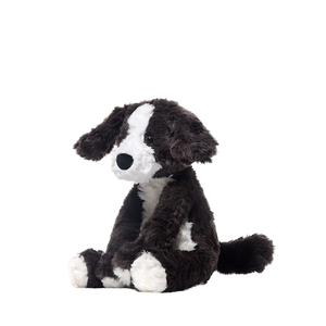 Adorable <span class=keywords><strong>perro</strong></span> de peluche Border <span class=keywords><strong>Collie</strong></span>-Animal de peluche suave, juguete realista para cachorros en <span class=keywords><strong>blanco</strong></span> y negro, regalo perfecto para los amantes de los perros - Product Image 2
