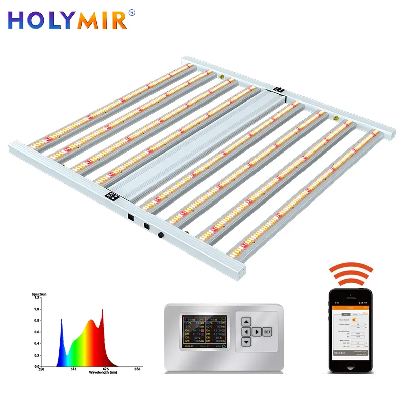 Best Sellers New Folding Plant Growth 600W 800W Full Spectrum Led Grow LED Bar Light Samsung Foldable Dimmable