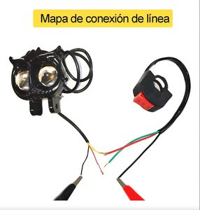 BAOBAO fabricante búho <span class=keywords><strong>Mini</strong></span> faro antiniebla foco luz <span class=keywords><strong>Mini</strong></span> LED Scooter luces motocicleta exploradores <span class=keywords><strong>para</strong></span> motocicleta - Product Image 3