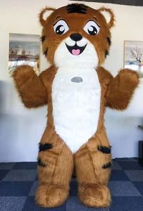 <span class=keywords><strong>Costume</strong></span> <span class=keywords><strong>de</strong></span> peluche gonflable en fourrure <span class=keywords><strong>de</strong></span> tigre mignon, <span class=keywords><strong>costume</strong></span> <span class=keywords><strong>de</strong></span> Promotion d'halloween Cosplay, <span class=keywords><strong>costume</strong></span> gonflable d'animal, taille libre - Product Image 2