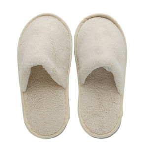 Pantoufles d'hôtel jetables en velours, prix d'usine bas - Product Image 2