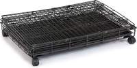 Vente en gros usine Grande cage de jeu pour chat à 3 niveaux en métal massif avec fermeture à bouton et plateau en plastique 36x22x51 pouces Noir
